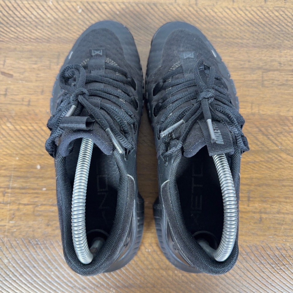 Nike Free Metcon 5 Womens 6.5 Triple Black Training Shoes Gym Crossfit Workout - Picture 5 of 10